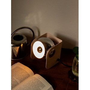 Lampe eye-ball en métal rose n°786