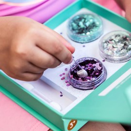 Coffret de maquillage paillettes under the sea