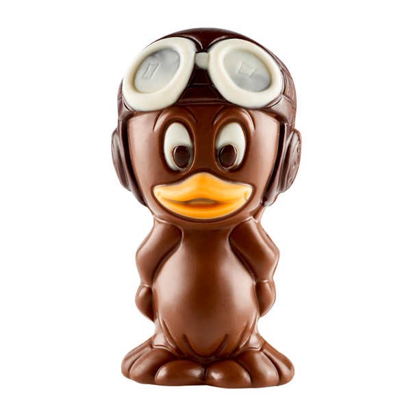 Caneton aviateur en chocolat au lait
