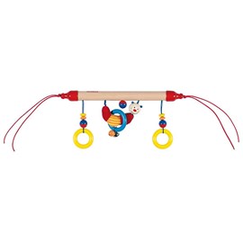 Barre d’activités bébé en bois