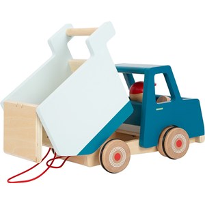 Camion à benne en bois à tirer dès 18 mois