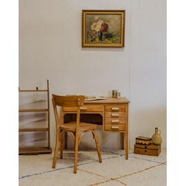 Ensemble de bureau et chaise pour enfant en bois n°17