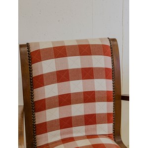Paire de fauteuils à motifs vichy n°745