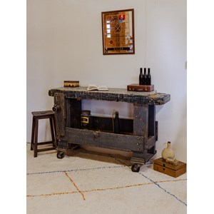 Fernand, l'établi en bois noir n°255