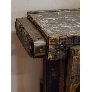 Fernand, l'établi en bois noir n°255