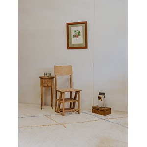 Chaise escabeau en bois n°1029