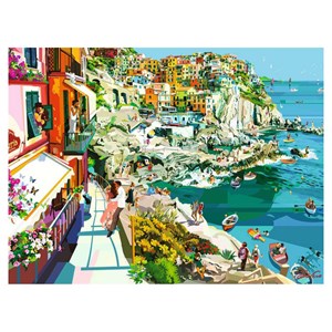 Puzzle ravensburger bleu