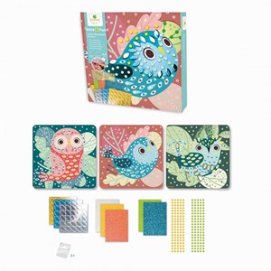 Stick n fun 3 maxi mosaiques - oiseaux