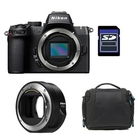 Nikon z50 ii nu + sac + carte sd 8 go + adaptateur ftz ii