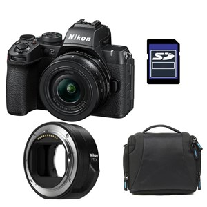 Nikon z50 ii + z 16-50 + sac + carte sd 8 go + adaptateur ftz ii
