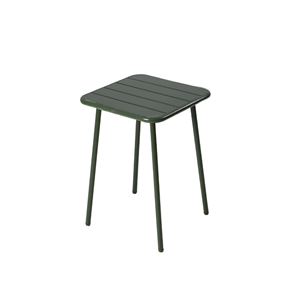 Bergame table carrée 2 places 50x50cm vert