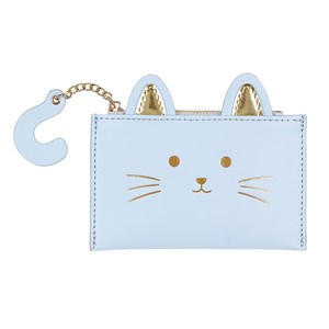 Porte-monnaie kiki chat bleu