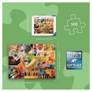 Puzzle 500 pieces studio d art