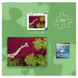 Puzzle 500 pieces un ocean rouge