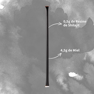 Natural nutri sticks : shilajit & miel (30 sticks)