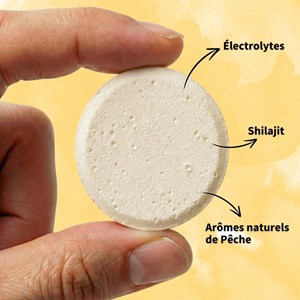 Hydrajit - pastilles hydratation & shilajit (goût pêche)