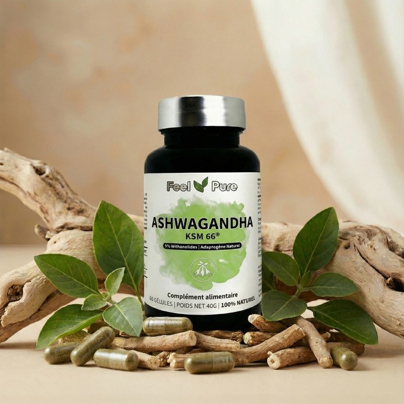 Gélules d'ashwagandha ksm-66® - stress & sommeil