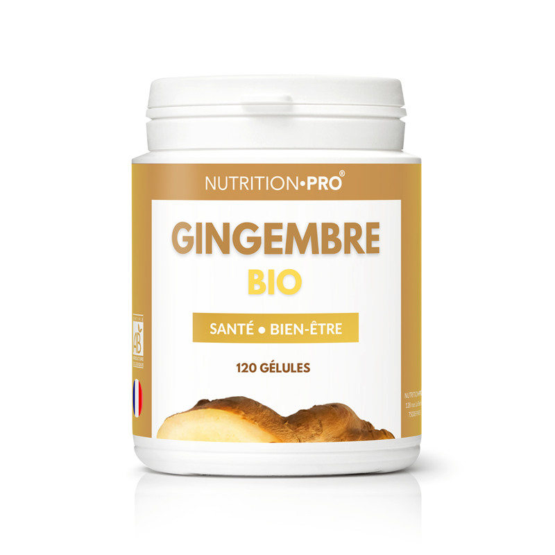 Nutrition Pro - Gingembre bio 120 gelules digestion et energie