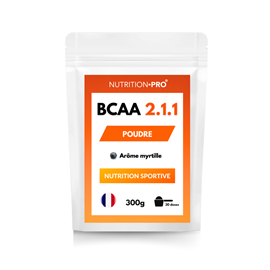 Bcaa 2.1.1 myrtille 300g recuperation et performance