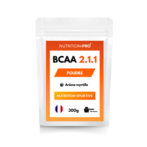 Bcaa 2.1.1 myrtille 300g recuperation et performance