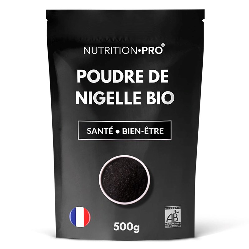 Nigelle bio poudre 500g antioxydants et bien-etre digestif