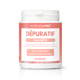Depuratif 120 gelules elimination naturelle et peau equilibree