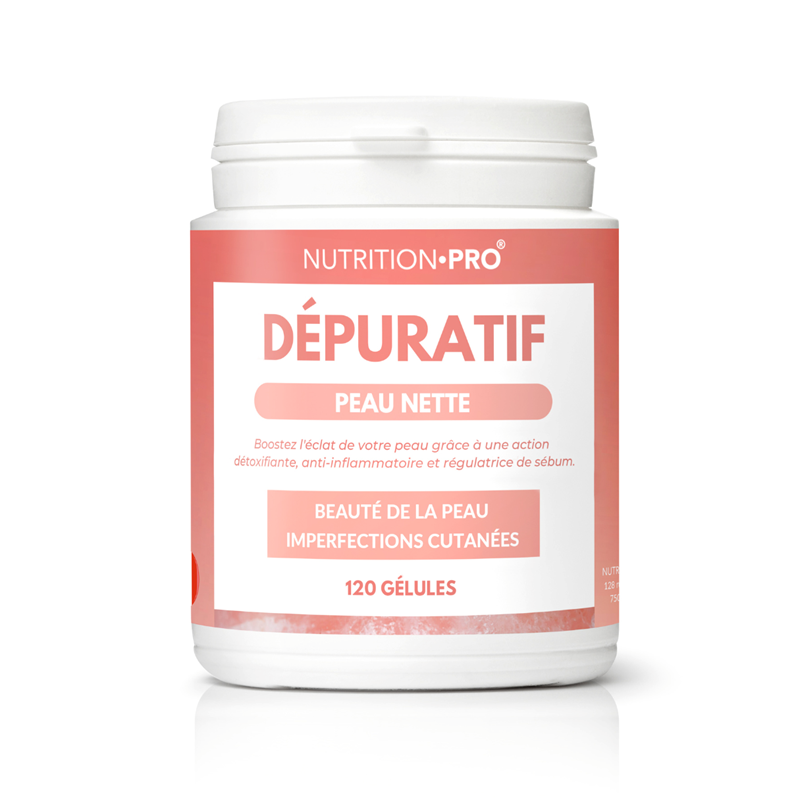 Nutrition Pro - Depuratif 120 gelules elimination naturelle et peau equilibree