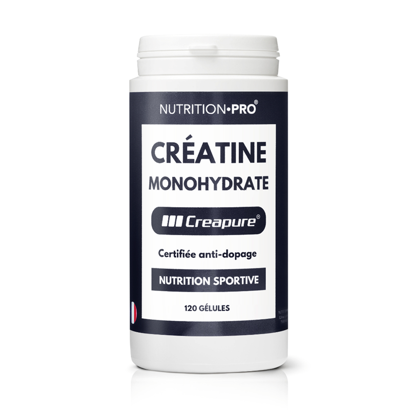 Nutrition Pro - Creatine creapure 120 gelules force et performance