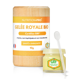 Gelee royale bio 10g vitalite et equilibre naturel