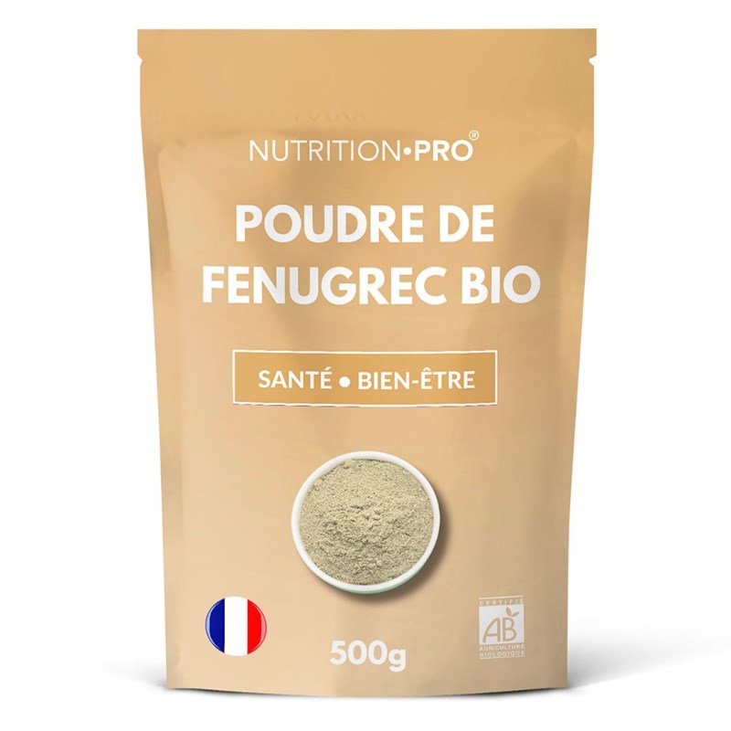 Nutrition Pro - Fenugrec bio poudre 500g energie et digestion