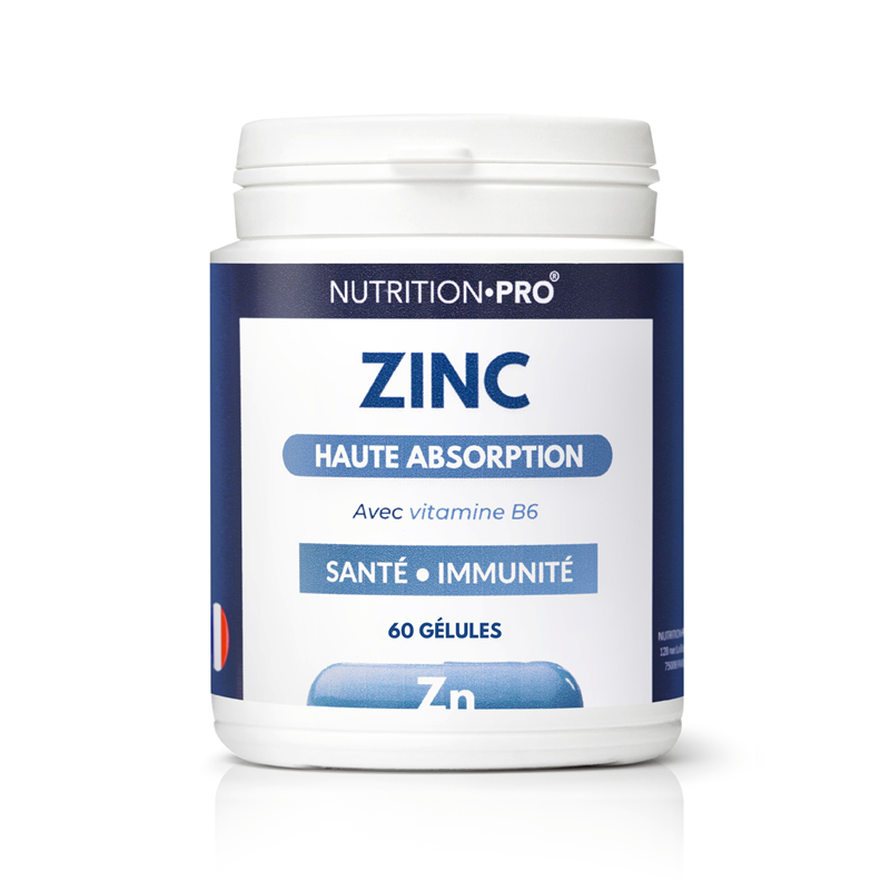 Nutrition Pro - Zinc 120 gelules immunite et equilibre hormonal