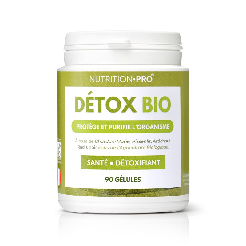 Nutrition Pro - Detox bio 120 gelules elimination naturelle et confort digestif