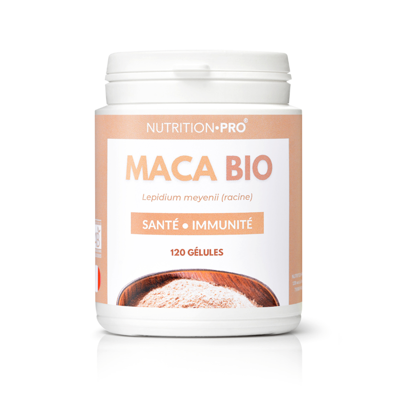 Maca bio 120 gelules vitalite et equilibre hormonal