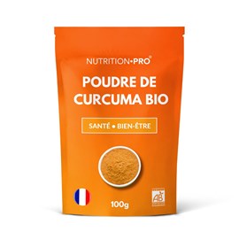 Curcuma bio poudre 100g confort articulaire et digestion