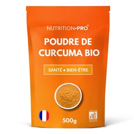 Curcuma bio poudre 500g confort articulaire et digestion