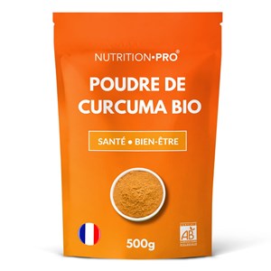 Curcuma bio poudre 500g confort articulaire et digestion