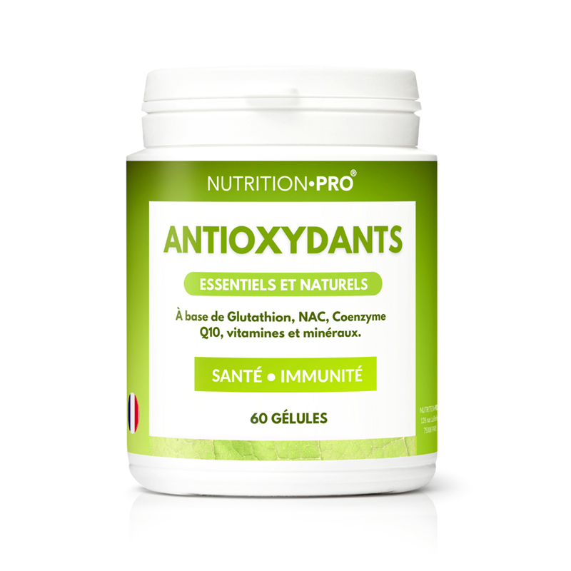 Nutrition Pro - Antioxydants 60 gelules protection cellulaire et vitalite