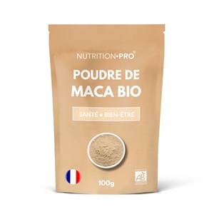 Maca bio poudre 100g energie et equilibre hormonal