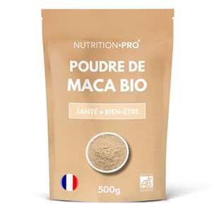 Maca bio poudre 500g energie et equilibre hormonal
