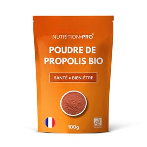 Propolis bio poudre 100g immunite et protection antioxydante