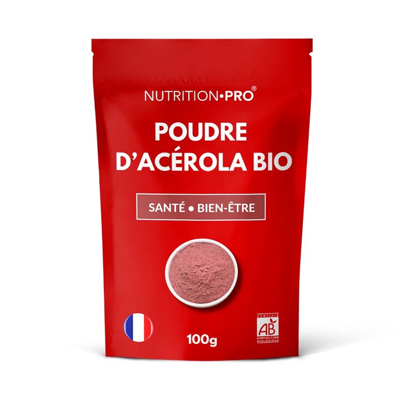 Nutrition Pro - Acerola bio poudre 100g immunite et energie naturelle
