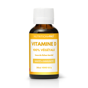 Vitamine d3 vegetale 20ml immunite et sante osseuse