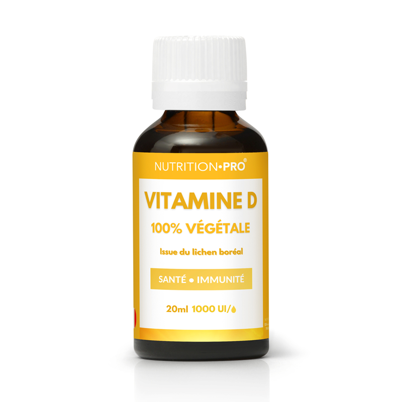 Nutrition Pro - Vitamine d3 vegetale 20ml immunite et sante osseuse