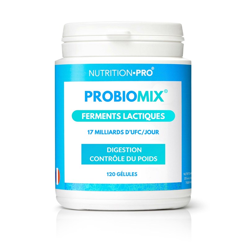 Nutrition Pro - Probiomix 120 gelules equilibre digestif et bien-etre intestinal