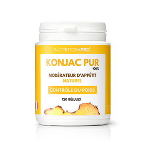 Konjac pur 120 gelules satiete et gestion du poids