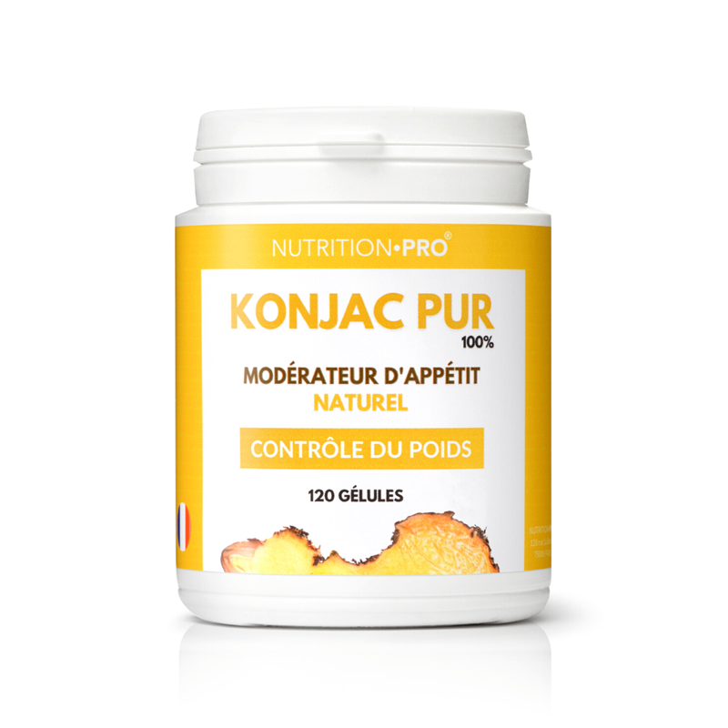Nutrition Pro - Konjac pur 120 gelules satiete et gestion du poids