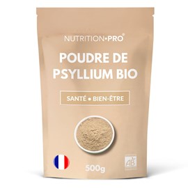 Psyllium blond bio poudre 500g transit et satiete naturelle