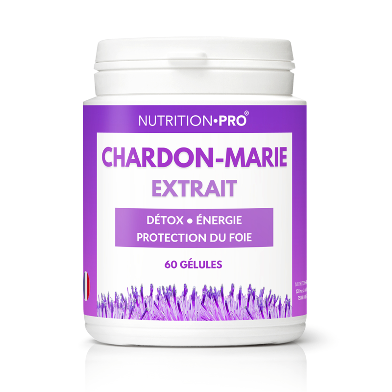 Nutrition Pro - Chardon-marie 60 gelules soutien foie et protection cellulaire