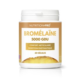 Bromelâine 5000 gdu 60 gelules digestion et confort articulaire