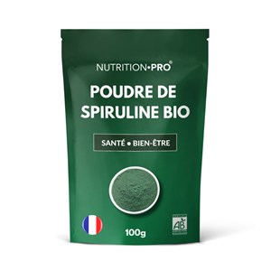 Spiruline bio poudre 100g energie et defenses naturelles